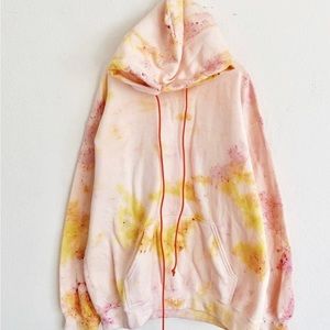 COOLEST and SOFTEST Danzy sweatshirt hoodie in tie dye SMALL